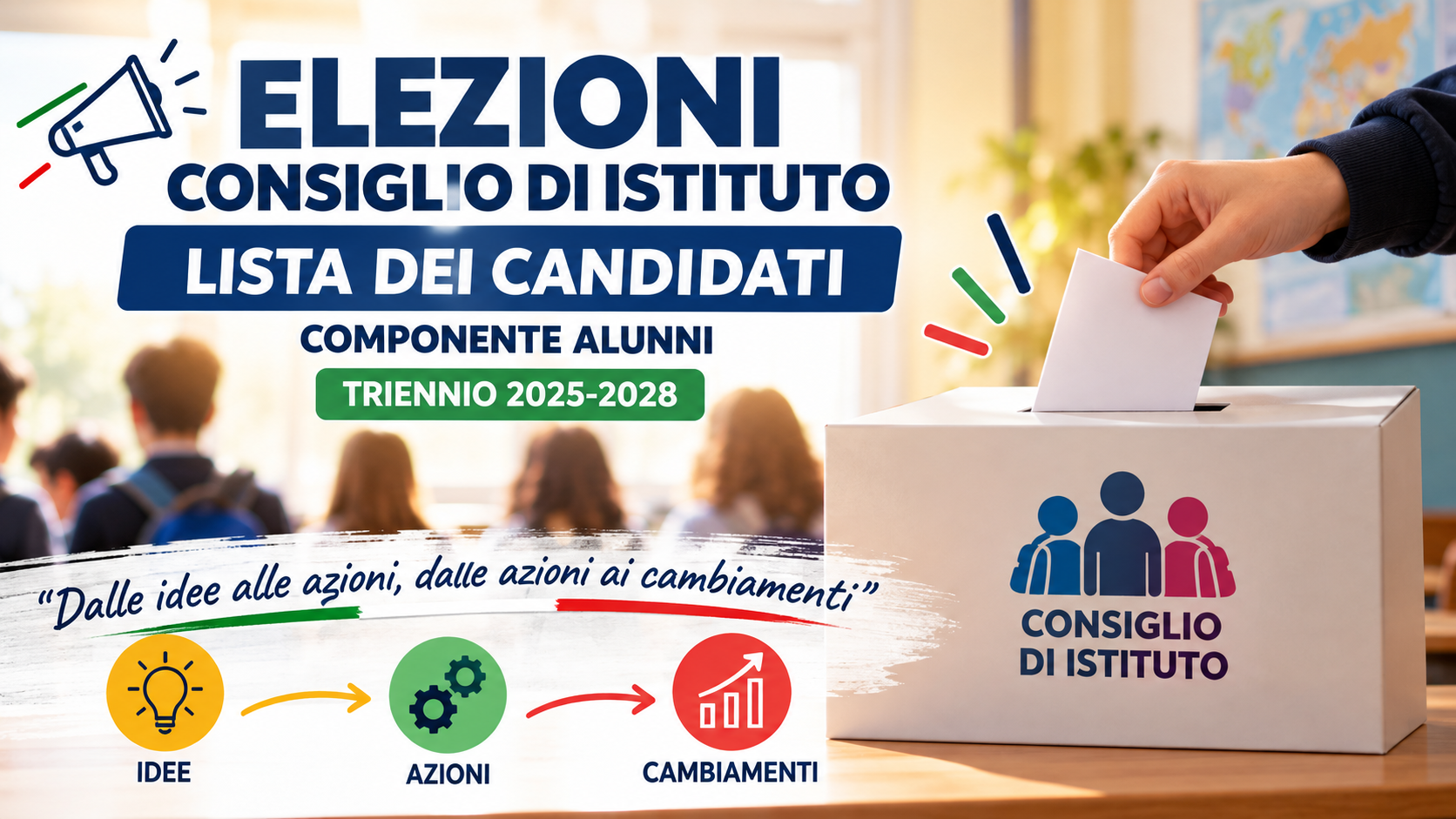 Elezioni Consiglio di Istituto – Pubblicazione lista candidati componente alunni 2025-2028